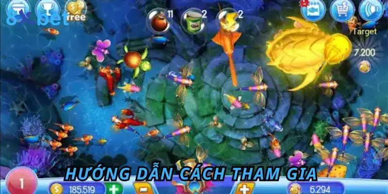 Hướng dẫn cách tham gia cá cược bắn cá đổi thưởng 8Xbet